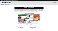 Desktop Screenshot of chat-society.com