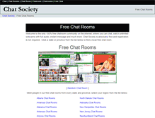 Tablet Screenshot of chat-society.com